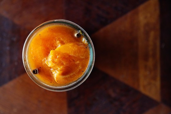 Poached Apricots with Cinnamon and Vanilla Bean